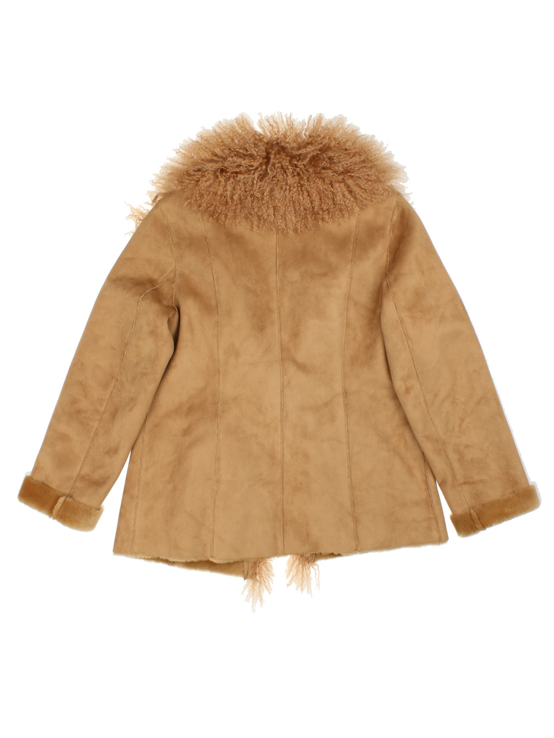 Y2K Mongolian Afghan Coat (Size M)