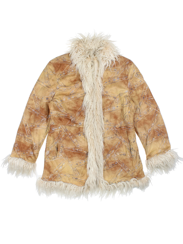 Y2K Afghan Coat (Size M)