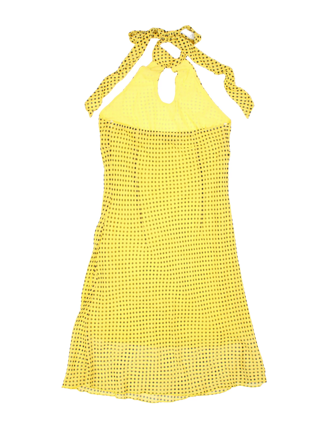 Y2K Polka Dot Midi Dress (Size XXS)