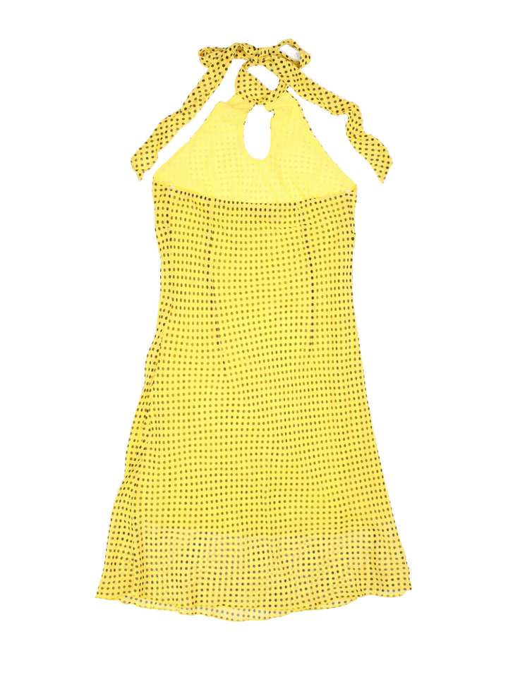 Y2K Polka Dot Midi Dress (Size XXS)