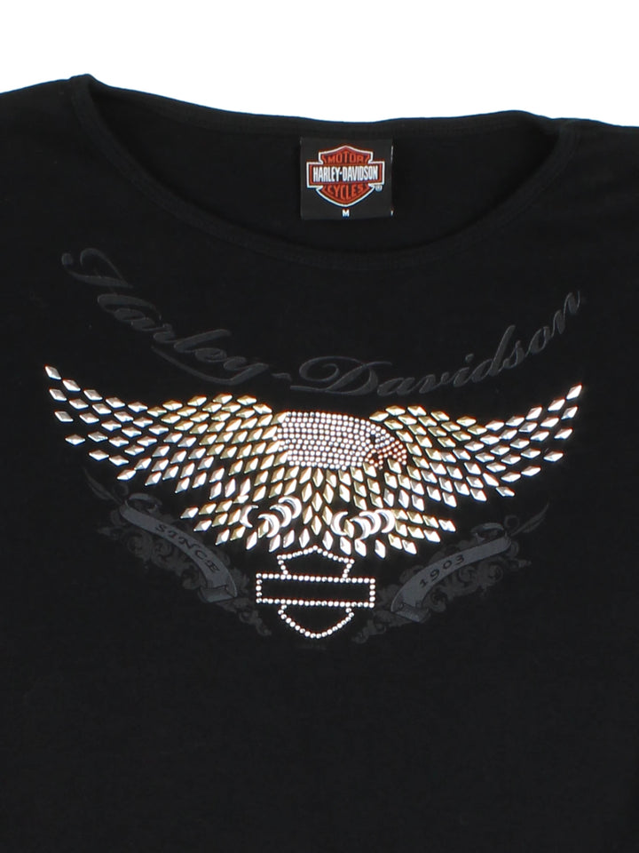 Harley-Davidson Rhinestone T-Shirt (Size XS)