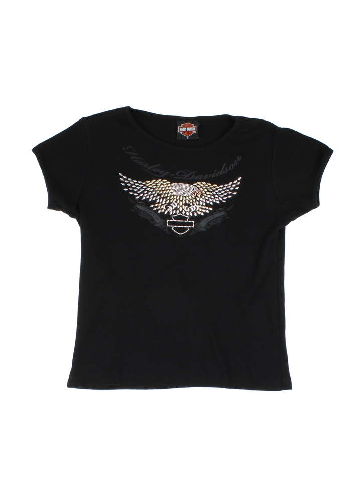 Harley-Davidson Rhinestone T-Shirt (Size XS)