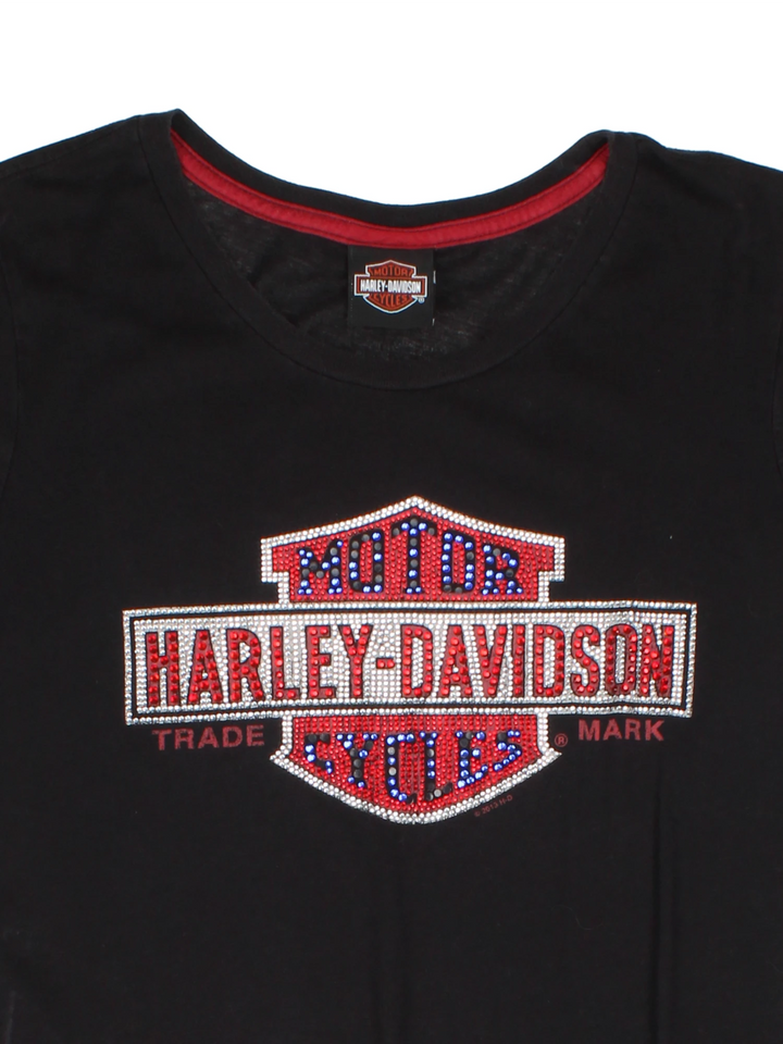 Harley-Davidson Rhinestone T-shirt (Size XS)