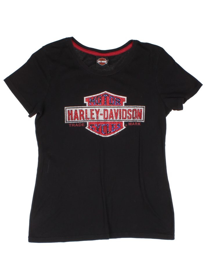 Harley-Davidson Rhinestone T-shirt (Size XS)