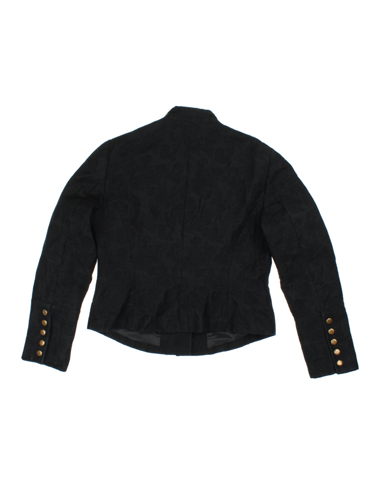 Vintage Paisley Military Style Blazer (Size S)