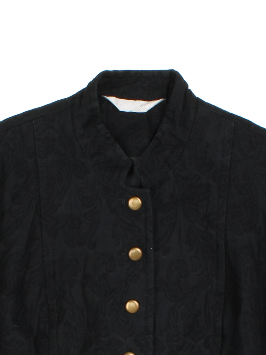 Vintage Paisley Military Style Blazer (Size S)