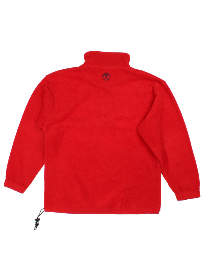 90's Timberland 1/4 Zip Fleece Pullover (Size L)
