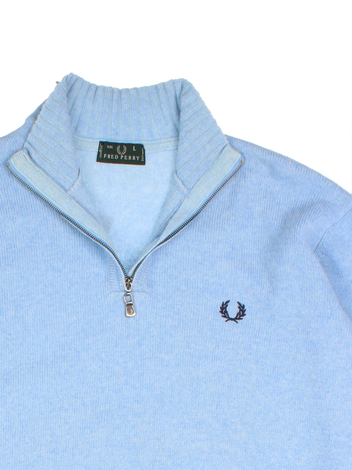 Fred Perry 1/4 Zip Jumper (Size L)