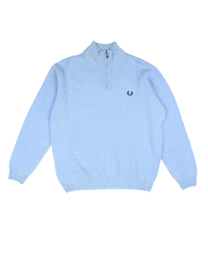 Fred Perry 1/4 Zip Jumper (Size L)