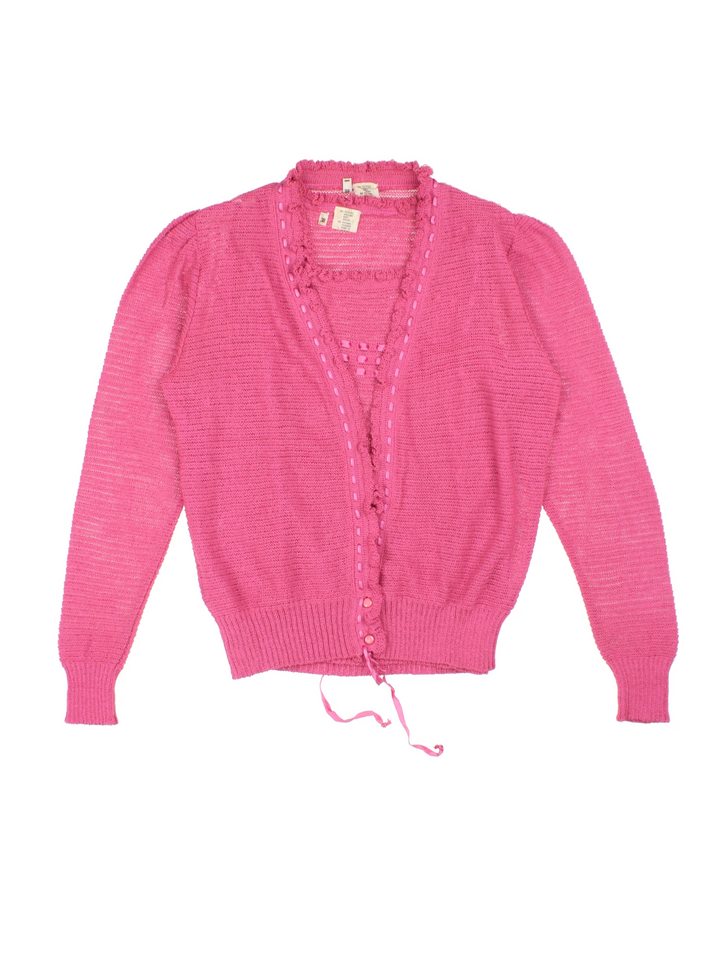 Vintage Two Piece Cardigan/Vest (Size L)