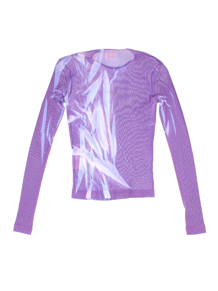 Y2K Mesh Miss Sixty Top (Size XXS)