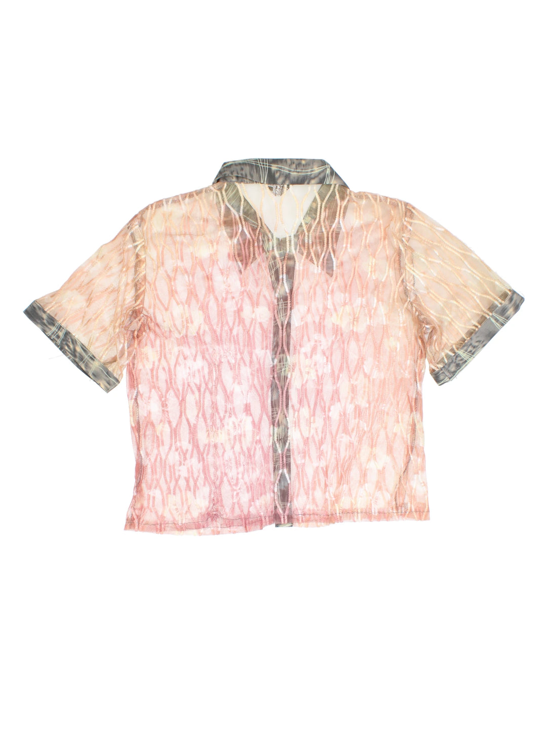 Vintage Versace Sheer Shirt (Size S)