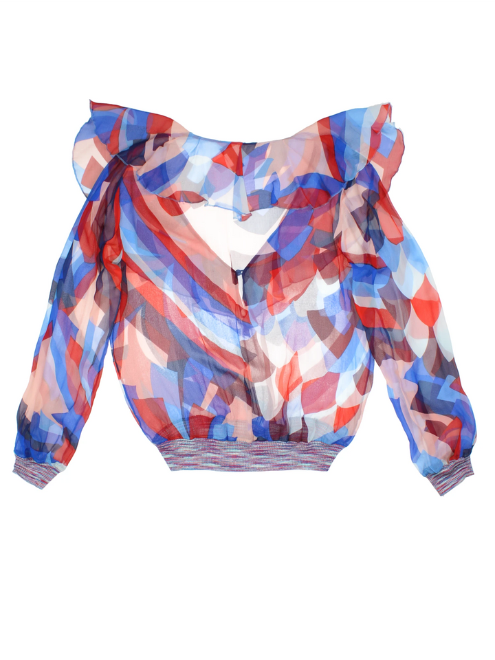 Vintage Missoni Sheer Blouse (Size L)