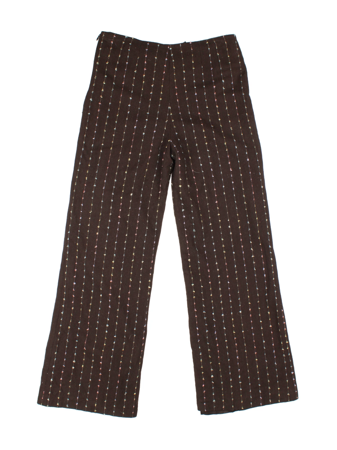 Vintage Stripe Wool Trousers (Size XL)