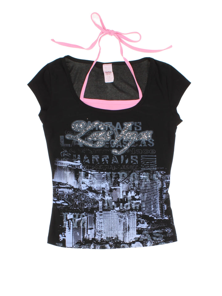 Y2K Las Vegas Top (Size XXS)