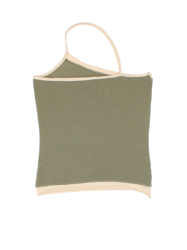 Y2K Asymmetric Strap Top (Size XXS)