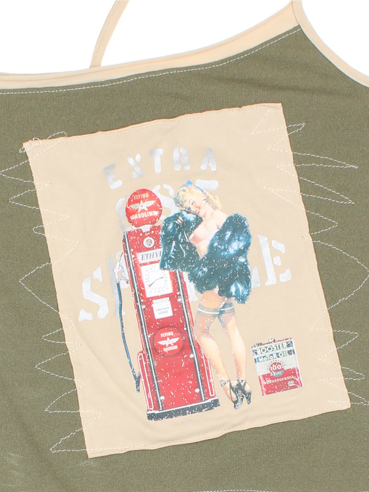 Y2K Asymmetric Strap Top (Size XXS)