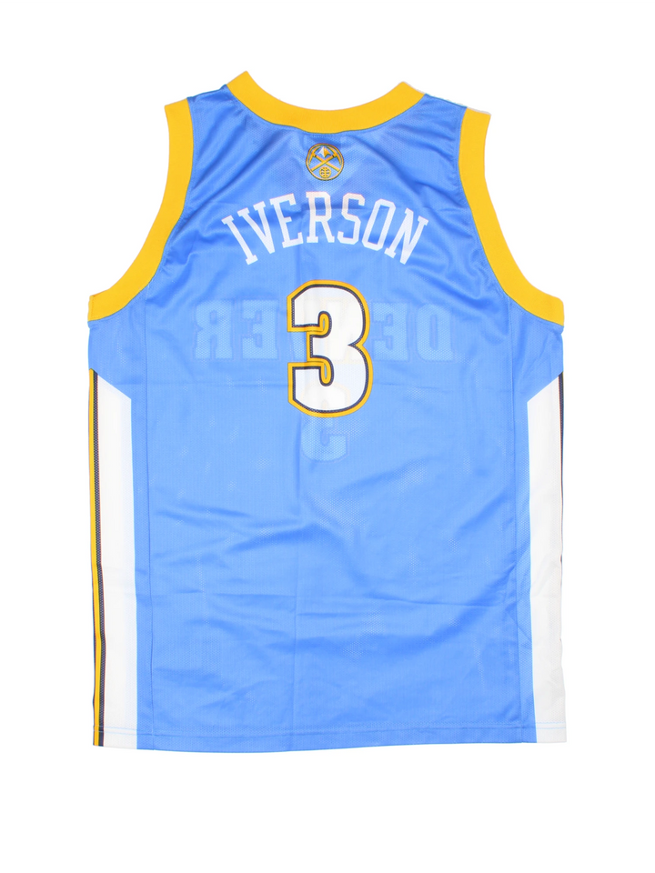 2006/2007 NBA Champion Iverson Denver Nuggets Jersey (Size L)