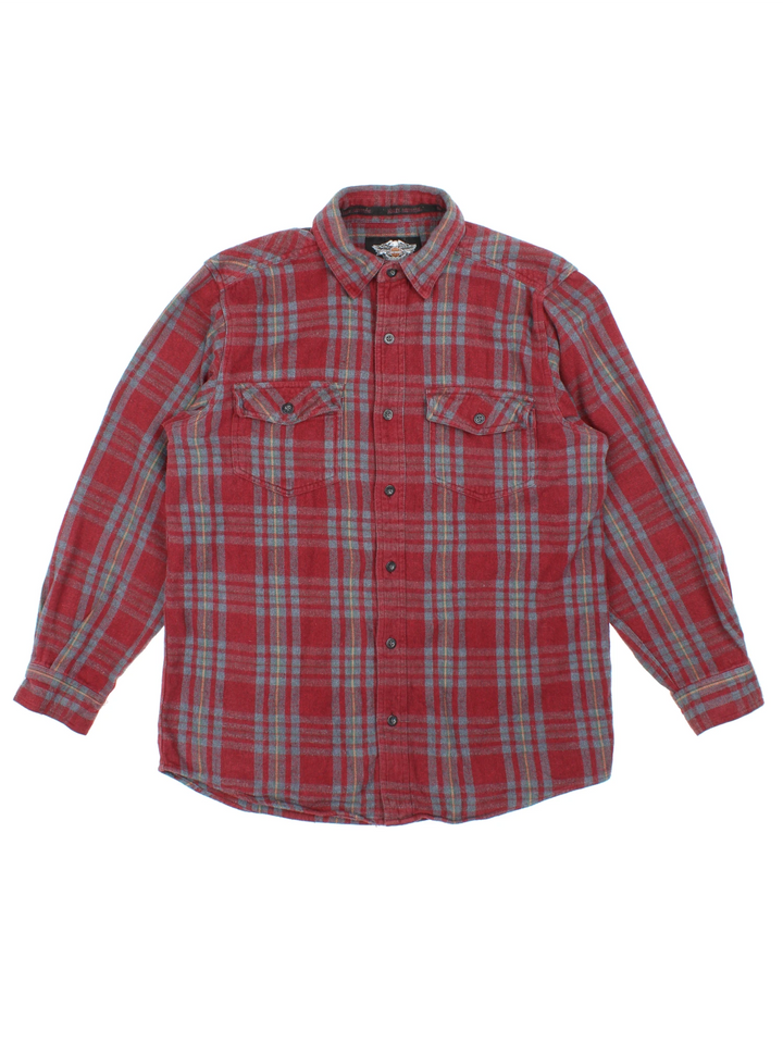 Harley-Davidson Flannel Shirt (Size L)