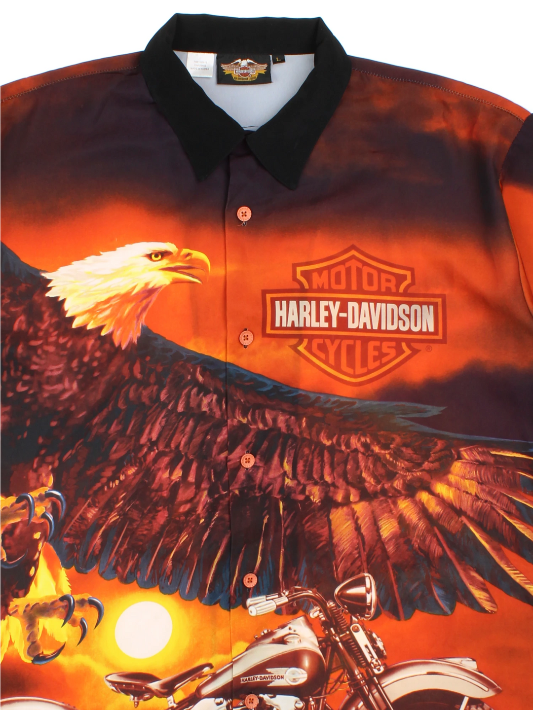 Harley-Davidson Printed Shirt (Size XL)