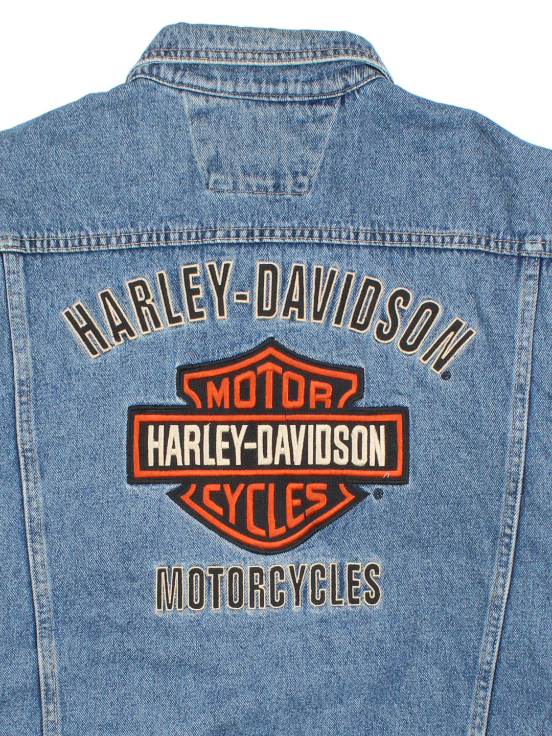 90's Harley-Davidson Denim Vest (Size XL)