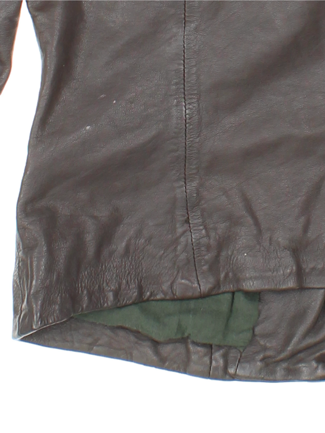 Y2K All Saints Leather Blazer (Size XXS)