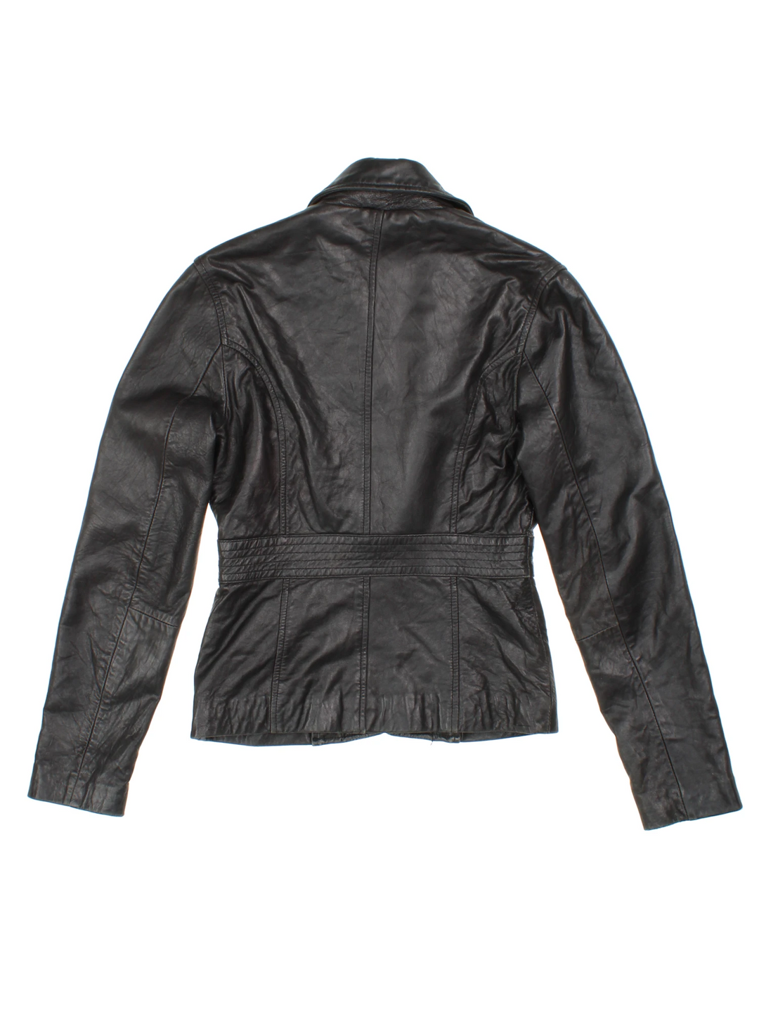 Y2K Leather Blazer (Size XXS)