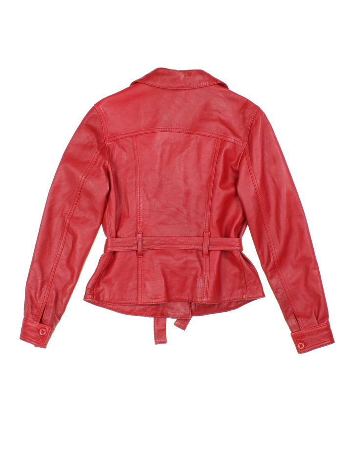 Vintage Leather Jacket (Size XS)