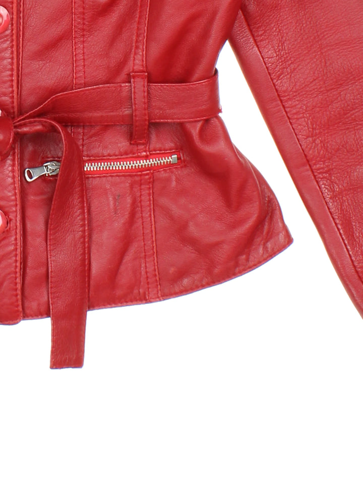 Vintage Leather Jacket (Size XS)