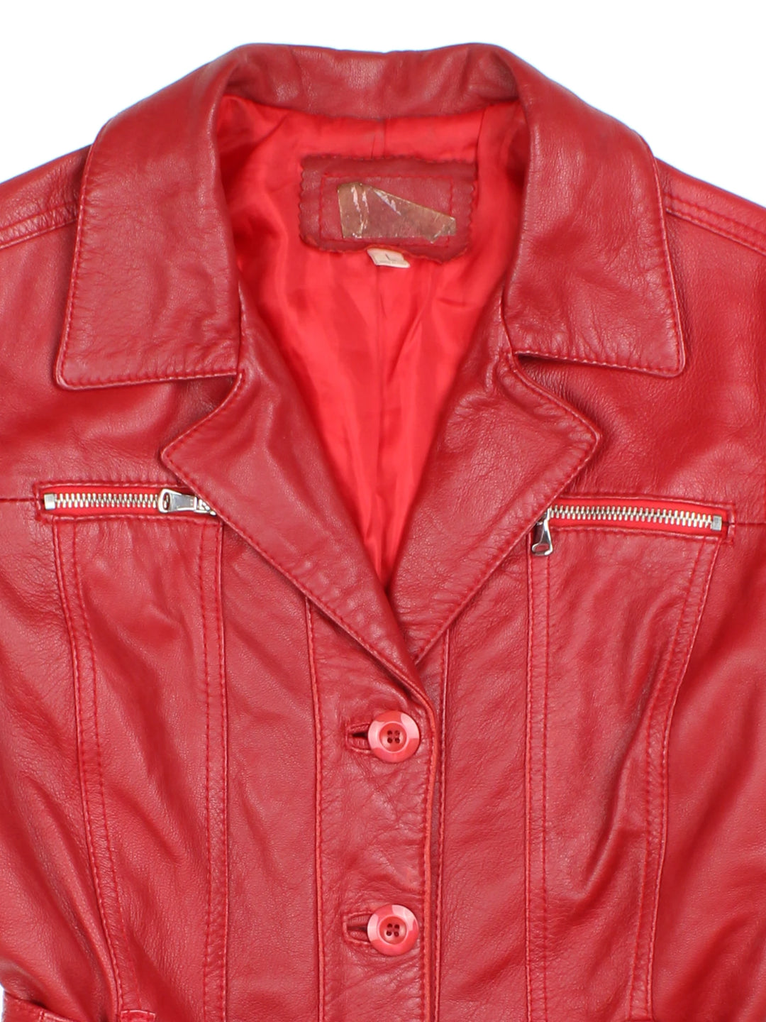 Vintage Leather Jacket (Size XS)