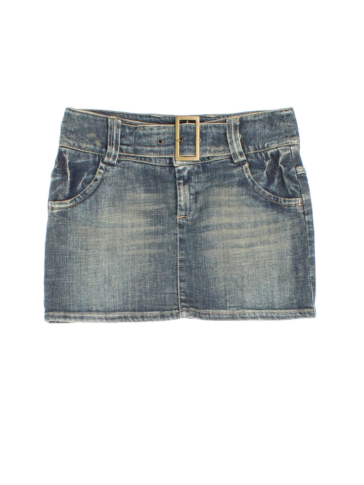 Y2K Denim Mini (Size L)
