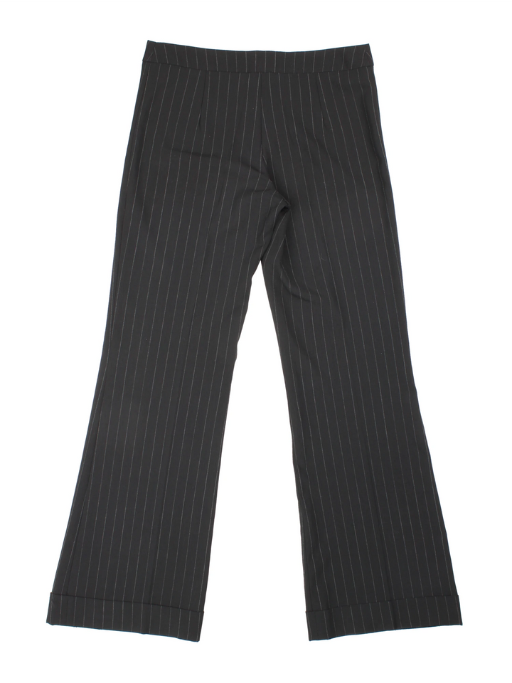 Y2K Pinstripe Trousers (Size L)