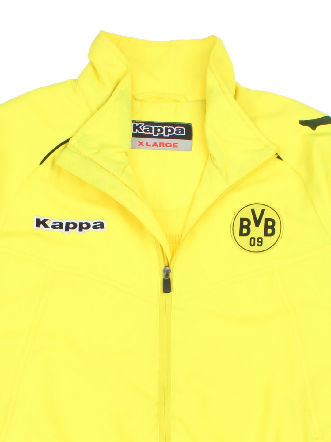 10-11 Kappa Borussia Dortmund Tracksuit Top (Size XL)