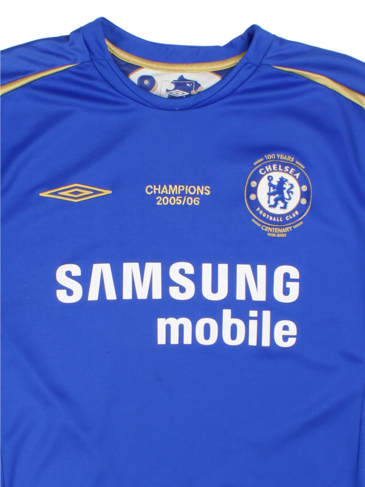 05-06 Umbro Chelsea Centenary Home Football Shirt (Size L)
