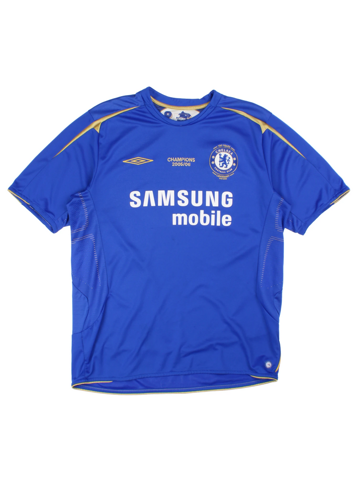 05-06 Umbro Chelsea Centenary Home Football Shirt (Size L)
