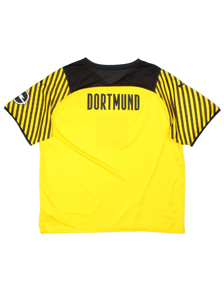 21-22 Puma Borussia Dortmund Home Football Shirt (Size XL)