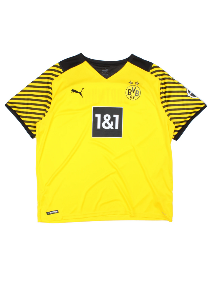 21-22 Puma Borussia Dortmund Home Football Shirt (Size XL)