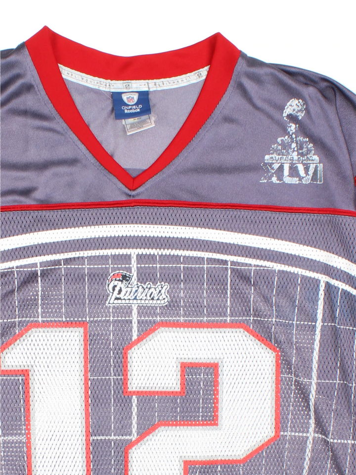 Reebok NFL New England Patriots Super Bowl Jersey (Size L)