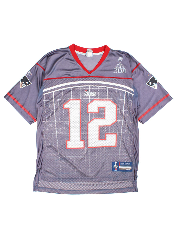Reebok NFL New England Patriots Super Bowl Jersey (Size L)