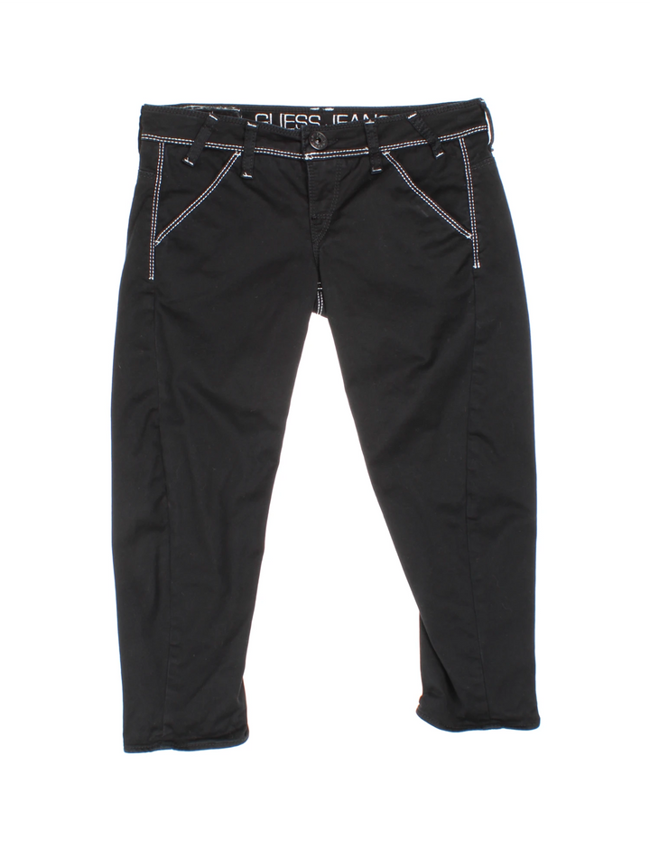 Y2K Embellished Capri Guess Jeans (Size L)