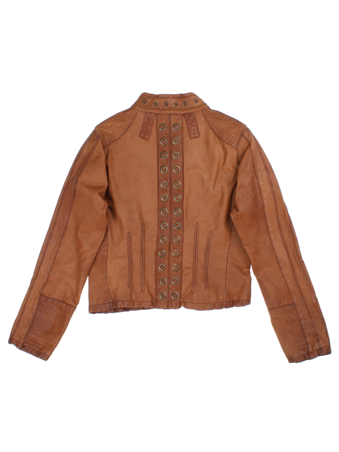 Y2K Essential Antwerp Leather Jacket (Size M)