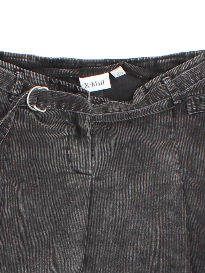 Y2K Corduroy Mini Skirt (Size XL)