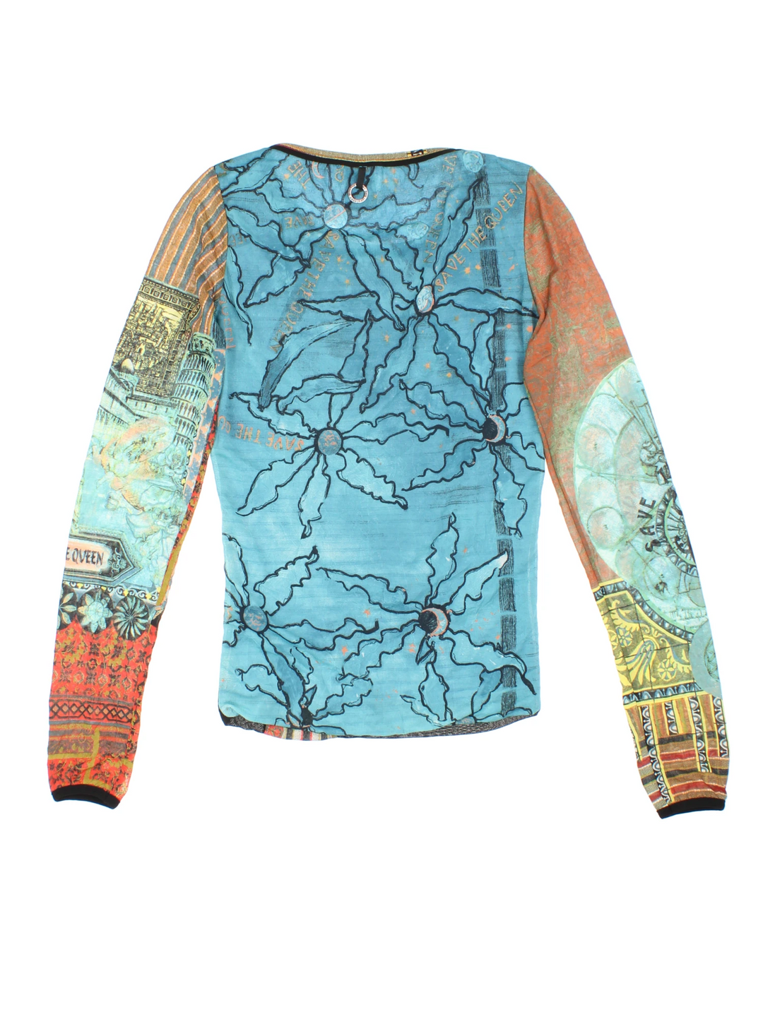 Y2K Save The Queen Top (Size XXS)