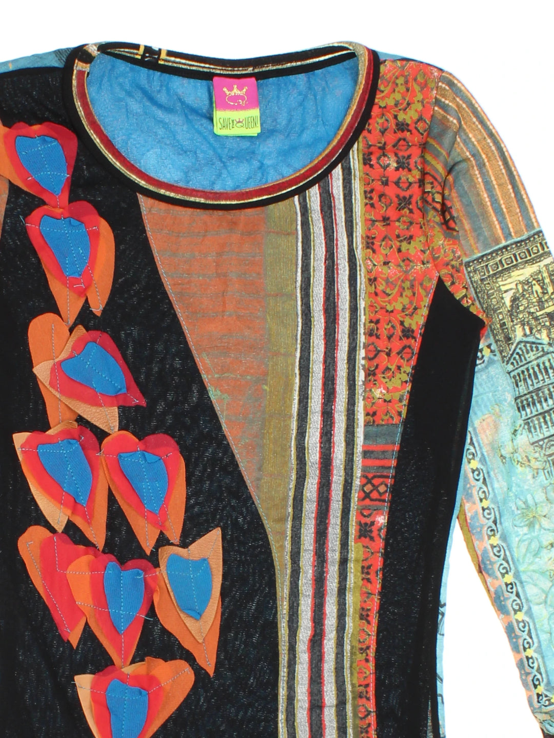 Y2K Save The Queen Top (Size XXS)