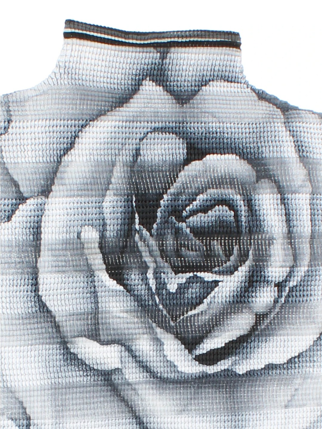 Y2K Pleated Floral Top (Size XXS)