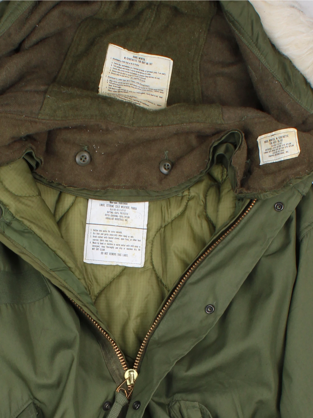 Rare Vintage USA Military Parka (Size L)