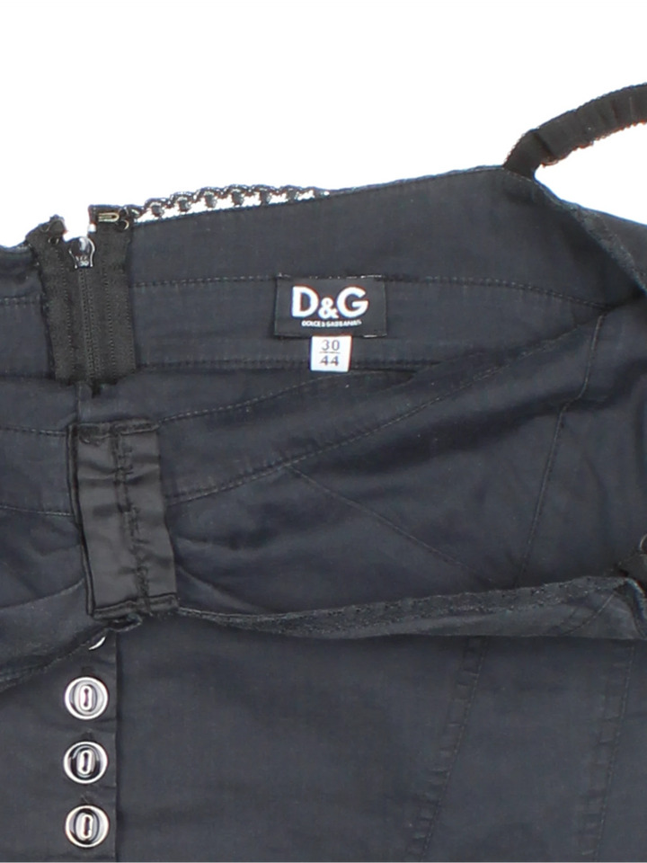 Y2K Dolce & Gabana Corset Top (Size XXS)