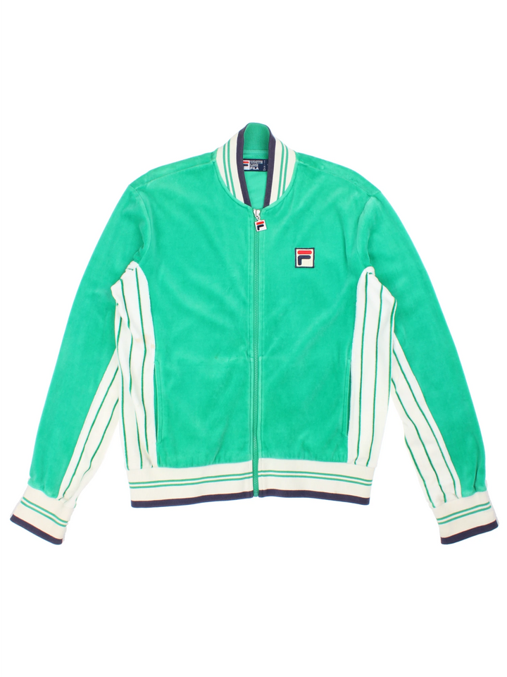 80's Fila Settanta Baseball Tracksuit Top (Size L)