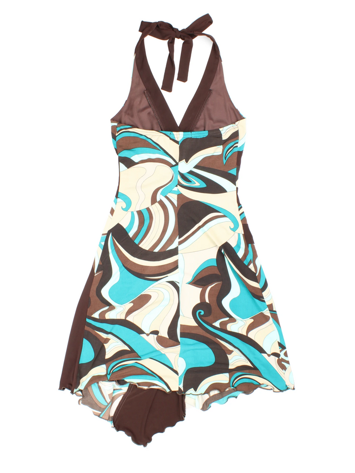 Y2K Halter Neck Dress (Size XXS)