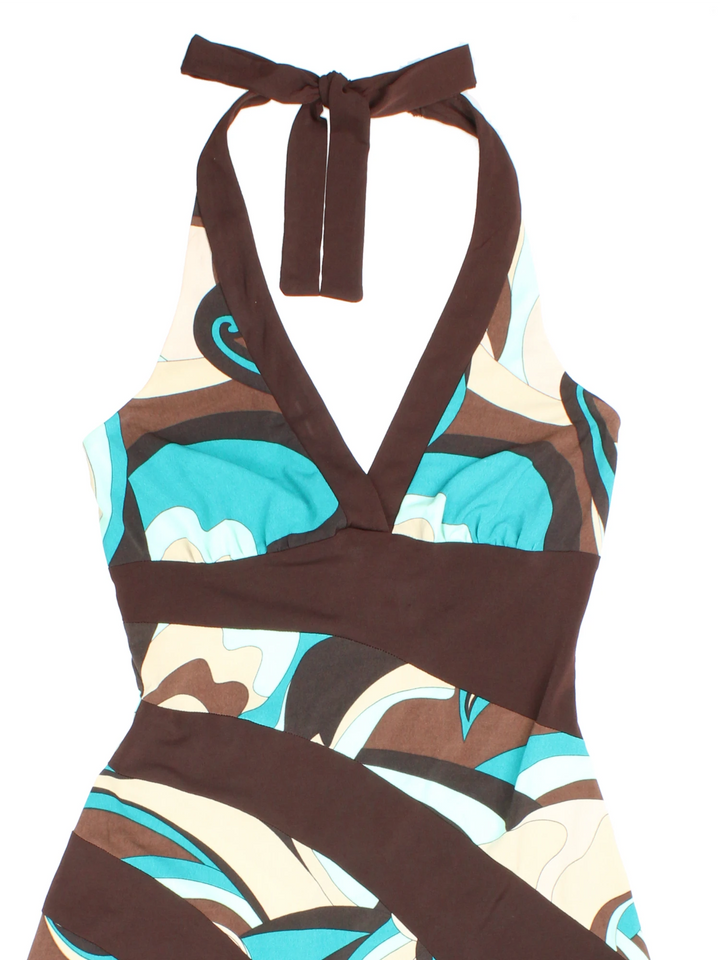 Y2K Halter Neck Dress (Size XXS)